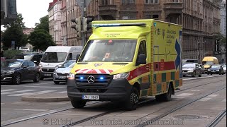 Prague EMS ambulance 174 responding | Praha ZZSHMP RZP 174 [CZ | 30.6.2020]