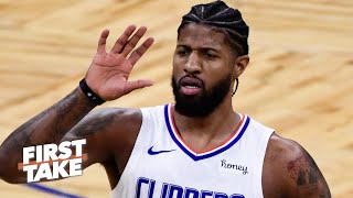 Stephen A. and Max debate the pressure facing Paul George in the postseason | First Take