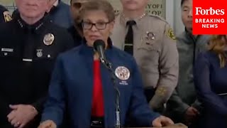 Los Angeles Mayor Karen Bass Questioned Whether There Are Enough Resources To Combat Wildfires