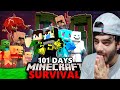 SURVIVING 101 DAYS IN PARASITIC WORLD WITH FRIENDS - part 1