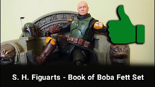 S. H. Figuarts Book of Boba Fett With Throne Set Review