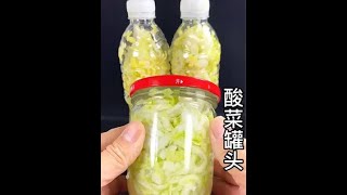 自制酸菜也太下饭了 ，腌制酸菜简单做法【窦哥教做菜】