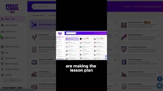 How to make Lesson plan using magic school AI ?