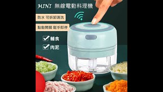 迷你電動搗蒜器 料理機