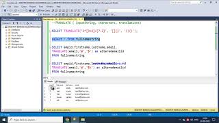 52.TRANSLATE() FUNCTION IN SQL