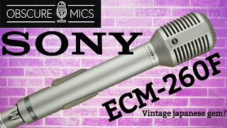 A Vintage Gem?  The Sony ECM-260F Handheld Electret Condenser Microphone