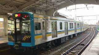 JR東日本E131系1000番台横ナハT1編成(日立ハイブリッドSiC-VVVF) 09運用 鶴見線 浜川崎(JI-08)行 鶴見(JI-01)発車