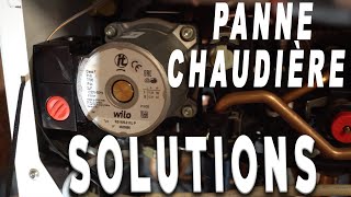 Panne chaudière Saunier Duval (solution) + changer un  moteur pompe (circulateur) d'eau de chauffage