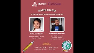 Warekada Series VIII: Studying Master's in the United States