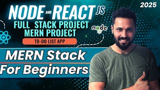React & Node.js (MERN Stack) Project Tutorial in Hindi | To-Do App for Beginners #mernstack