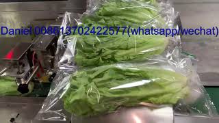 Fresh lettuce vegetable packing machine 蔬菜包裝機