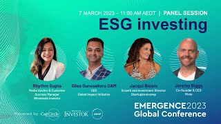 Emergence Global - ESG Investing Panel