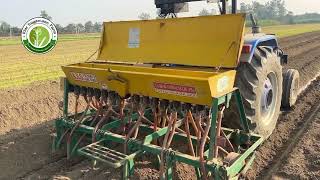 Bed ute kanak di beejai , wheat sowing on beds #riar_sugarcane_farm