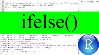 ifelse() Function in R (E18)