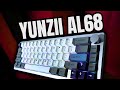 Yunzii AL68 Wireless Aluminum Trimode Keyboard Review with Knob and 6000mah Battery