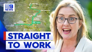 New Victorian premier Jacinta Allan resists calls to scrap suburban rail loop | 9 News Australia