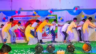 Silam Sai Kattakinda Gajulu Sapuduro Song Group Dance Performance In TTWRDC Boys  Sangareddy