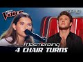 Stunning 4 CHAIR TURN Blind Auditions that BLEW AWAY the Coaches of The Voice | Top 10