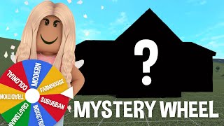 Spinning A MYSTERY WHEEL To Decide My Bloxburg House! | **WITH VOICE**