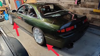 Built S14 240SX Gets Some New Wheels! (Kinda)