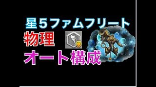 【ffrk】ファムフリート　オート　物理PT＜雷属性＞