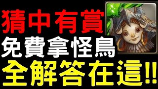 【神魔之塔】免費拿怪鳥+體回！猜中有賞問卷『全解答』在這！【創作戰隊】