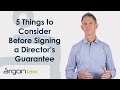 5 Things You Need to Know About Director's Guarantees | Legal Advice from a Sunshine Coast Lawyer