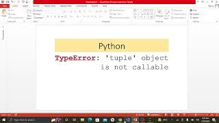 How to Fix Type Error: Str Object is Not Callable
