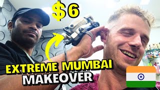 $6 Ultimate India Barber Experience (he just wouldn't stop) 🇮🇳