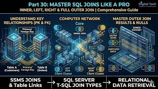 Master SQL Joins: INNER, LEFT, RIGHT & FULL OUTER JOIN | Self Join and Cross Join | Part 30
