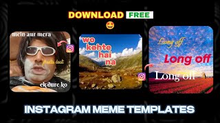 Trending Text Meme Template DOWNLOAD FREE | Motivation Meme Video  | Text Meme Editing