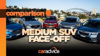 2018 Medium SUV Mega Test: Honda CR-V, Hyundai Tucson, Kia Sportage, Mazda CX-5, Subaru Forester