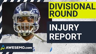 Fantasy Football & NFL DFS Injury News: Top Picks & Lineup Advice | NFL Divisional Round Playoffs