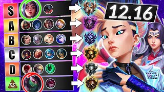 NEW Champions TIER LIST for Patch 12.16 - BEST META Champs of EVERY Role - LoL Update Guide