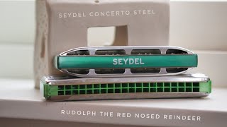 Seydel Concerto Steel Octave Harmonica- Rudolph The Red Nosed Reindeer