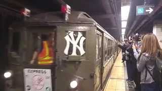 [HD] IRT Subway Special:Yankees Special 1917 Low V Train Departing Grand Central-42nd St