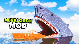 Smashing Boats with the MEGALODON Mod! - Teardown Mods