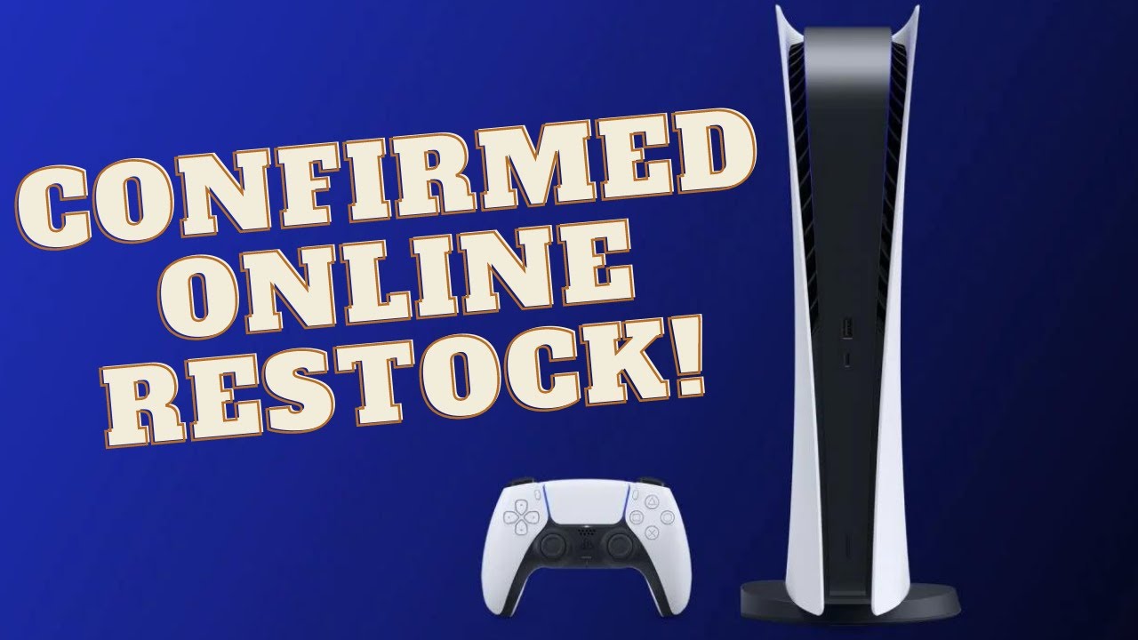 WE HAVE A CONFIRMED PS5 ONLINE RESTOCK TOMORROW! PLAYSTATION 5 ...