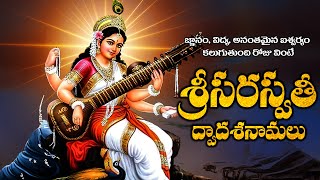 శ్రీసరస్వతీ ద్వాదశనామలు | Saraswathi Dwadasa Namalu | Saraswathi Devi Bhakti Songs