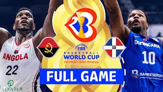 Angola v Dominican Republic | Full Basketball Game | FIBA Basketball World Cup 2023