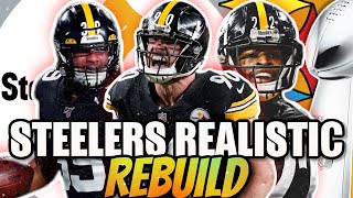 PITTSBURGH STEELERS REALISTIC REBUILD! WE DRAFT THE NEXT GOAT! - Madden 22 Franchise