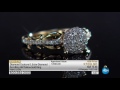 diamond couture 14k gold 0.5ctw diamond scrolling ring