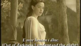 Aniron with Elvish and English Lyrics