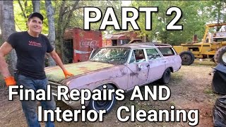 1966 Buick Sport Wagon part 2! Final repairs and cleaning! Big transformation!