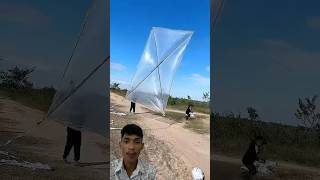 ខ្លែងគ្រូតឿធំណាស់😂🪁 #kite #funny #fishing #adventure #paragliding #comedy #flyingkites #gta