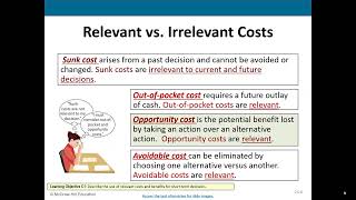 Relevant Costs for Managerial Decisions (Fall 2024)