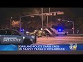 Garland police chase ends with deadly crash in Richardson