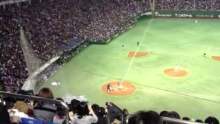 イチローの打席 東京ドーム すごいフラッシュ