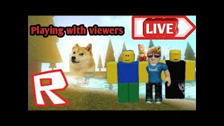 🔴Playing Roblox with viewers livestream + Robux Giveaway