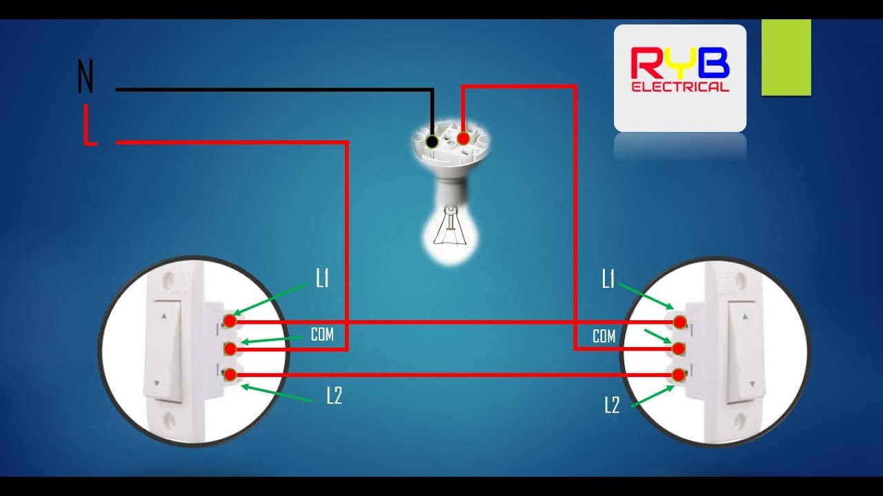 Two Way Light Switch Diagram